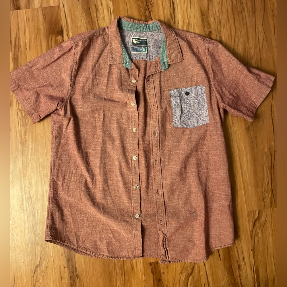 Modern Amusement Short Sleeve Button Down